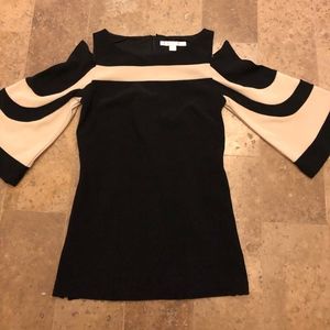 Top, with cut-out shoulders, 3/4 sleeves, stretchy